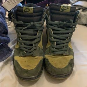 Nike dunk high Incredible Hulk